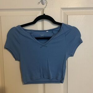 pacsun short sleeve crop top